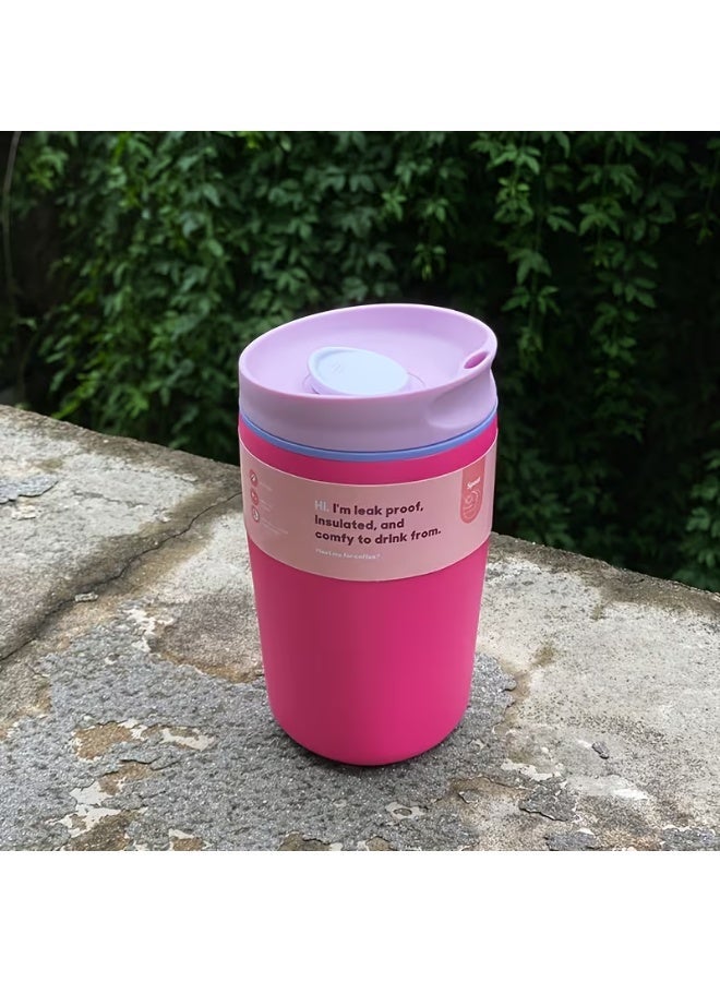 Vacuum Insulated Coffee Cup, Portable Travel Cup, Suitable For Cars, Offices, Homes, Camping, Modern Beverage Cup, Durable Household Container, Food Grade Material, Essential For Outdoor Enthusiasts, Best - Image 1